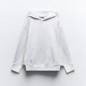 Zara Hooded Sweatshirt Gray Marl